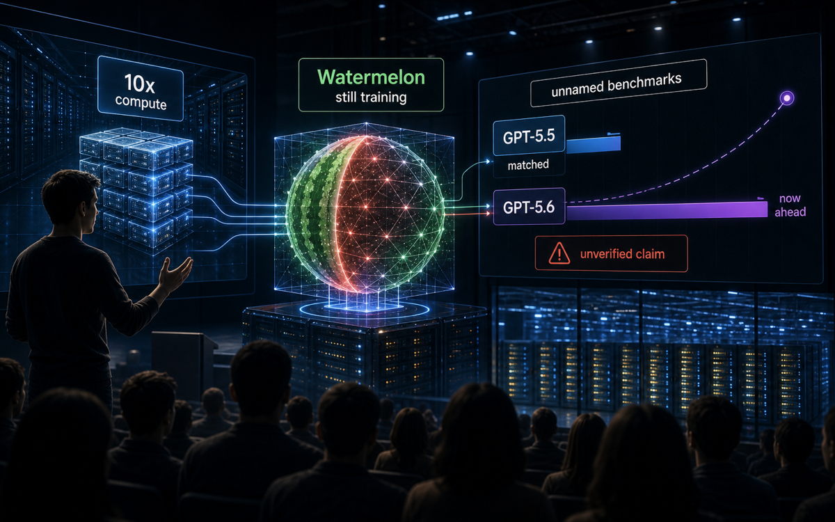 Meta's Wang says in-training 'Watermelon' model has caught up to GPT-5.5